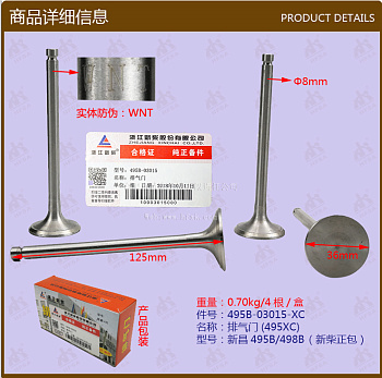 Выпускной клапан (495XC)