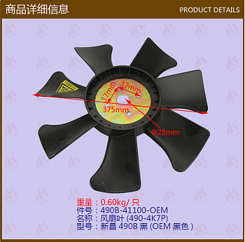 Лопасть вентилятора