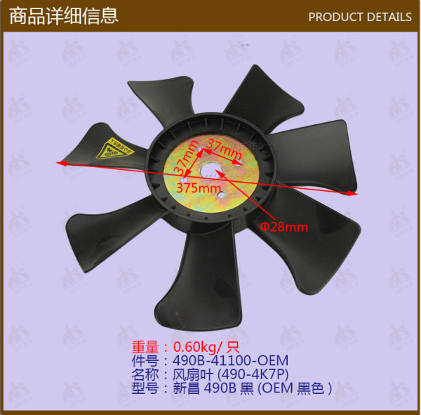 Лопасть вентилятора